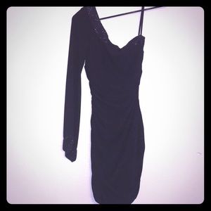 One sleeve little black dress NWOT